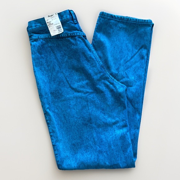 Wrangler Jeans Womens 17 x 36‎ Silver Lake Bareback Denim Vtg Western NA708OT